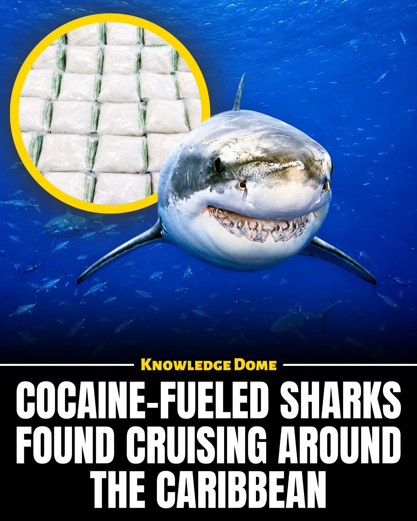 Shocking Pollution Discovery: Drugs Found in Bahamas Sharks