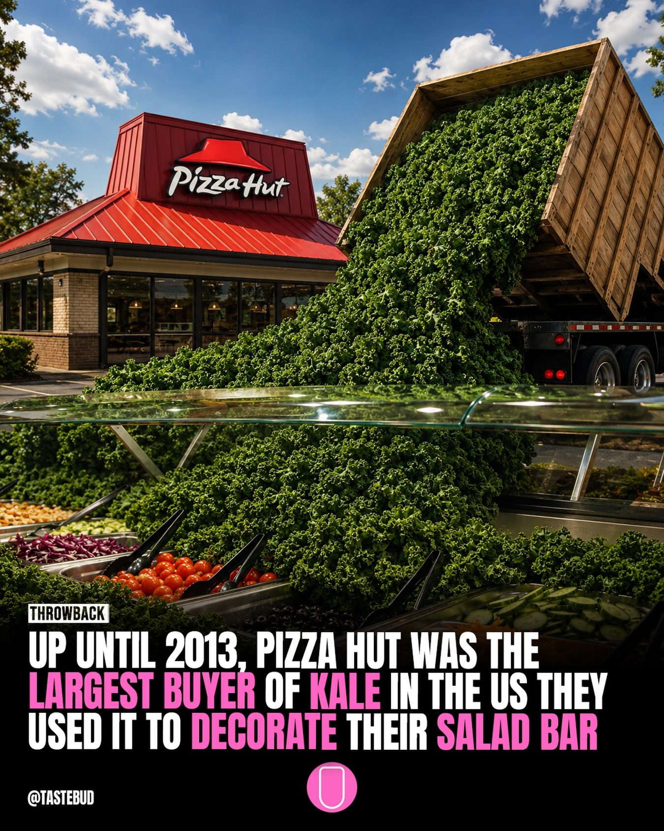 Pizza Hut's Secret Kale Use: 1980s to 2013