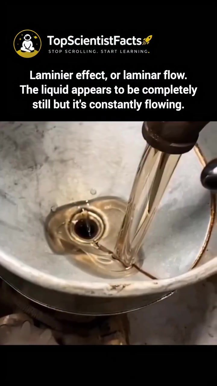 Mesmerizing Laminar Flow: Liquid in Motion, Yet Still