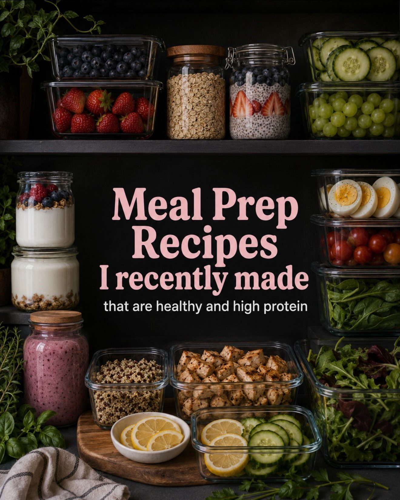 Easy High-Protein Meal Prep Recipes for a Busy Week