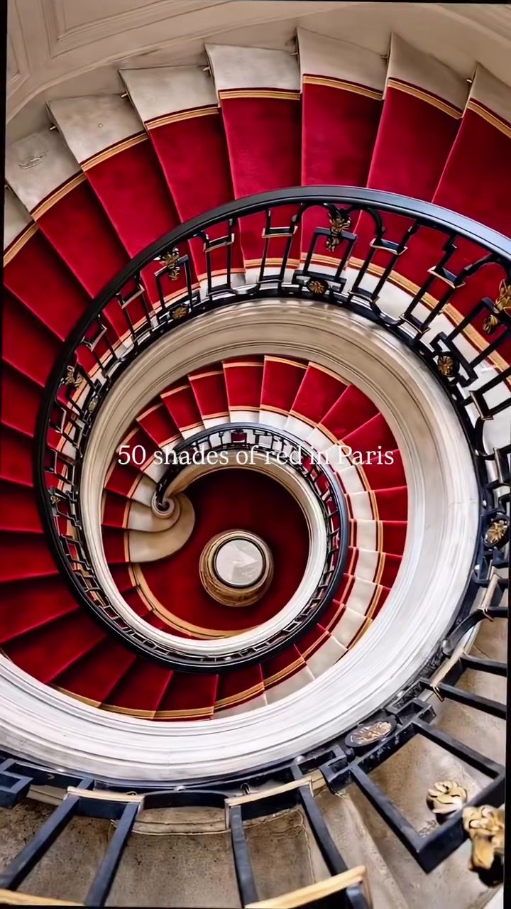 Discover the Red Facade and Intricate Details of Maison Rouge Hotel in Paris
