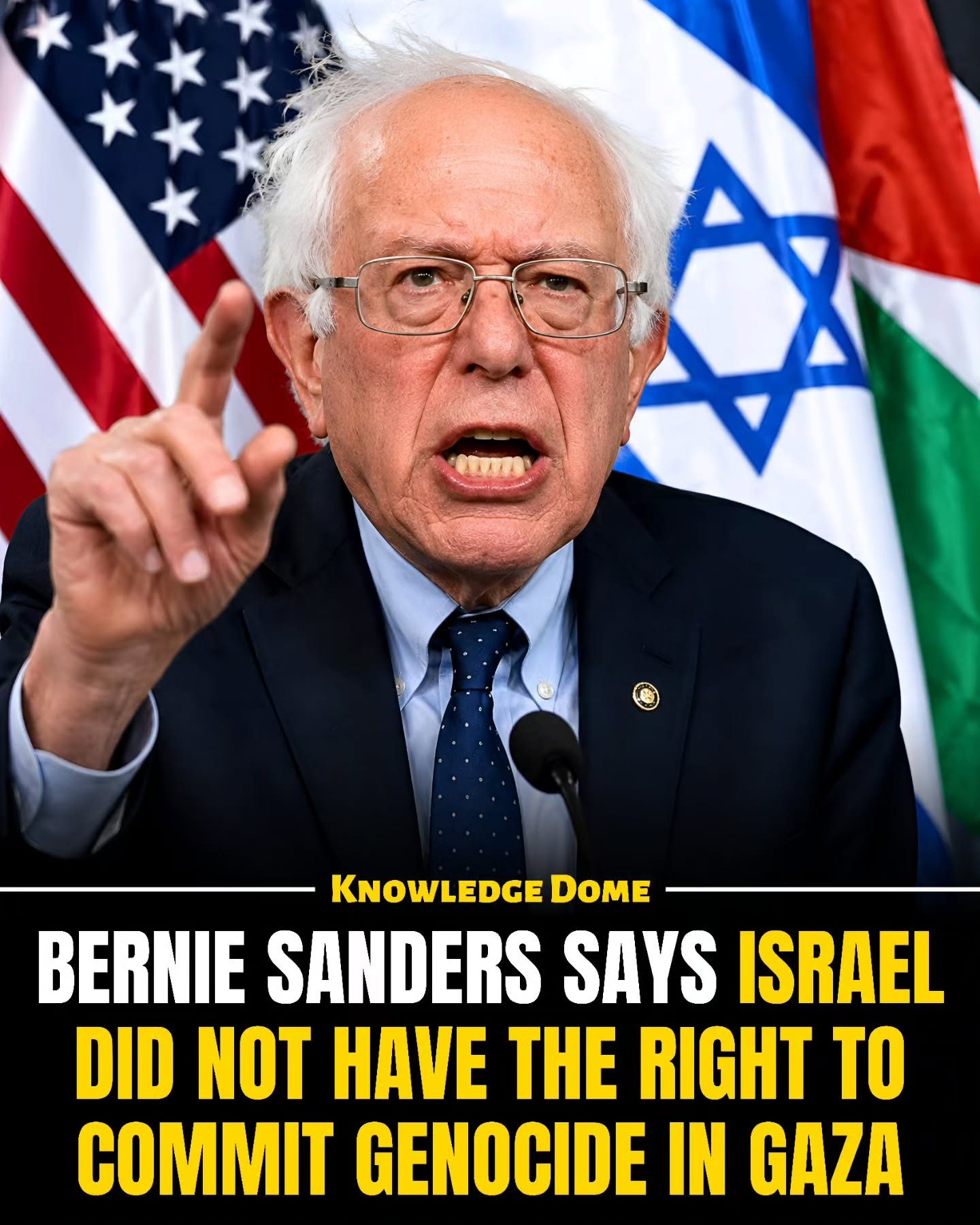 Bernie Sanders Accuses Israel of Genocide, Criticizes US Aid