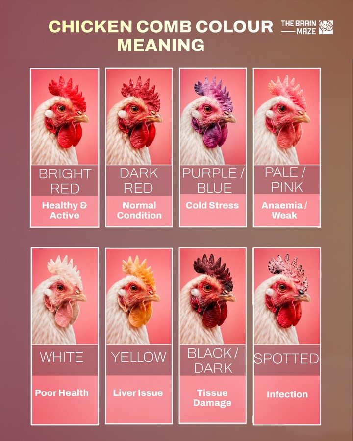 Learn How Chicken Comb Colors Reveal Health Issues