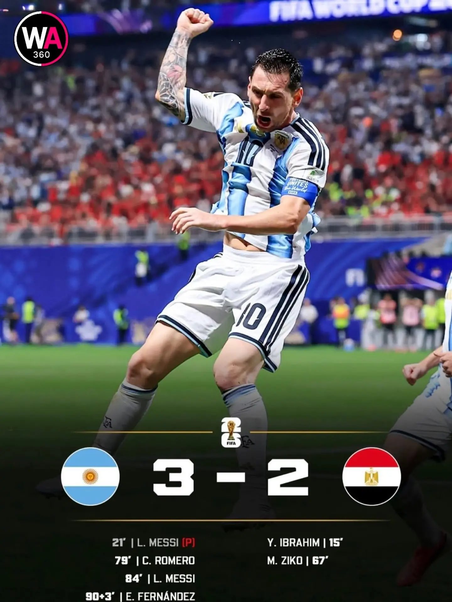 Argentina's Resilient Comeback: How Messi Led Argentina to Victory Over Egypt