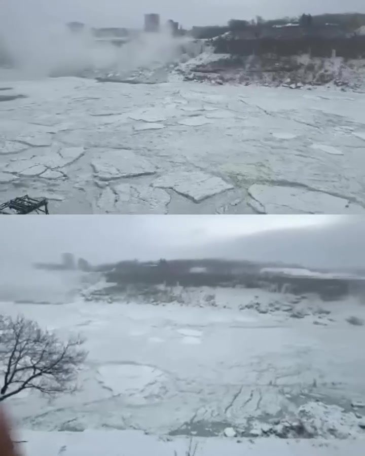 Niagara Falls Winter Wonderland: Frozen Waterfall Marvel
