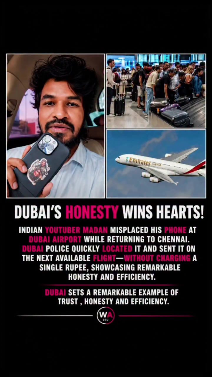 Dubai Police's Honest Act: How They Returned a Lost Phone