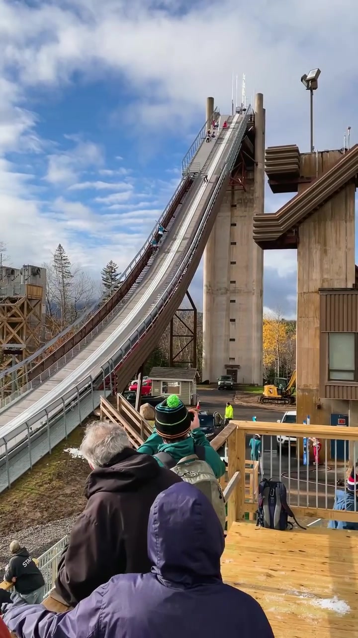 Ski Jumping Facility: Tracks, Landscapes, and Spectators