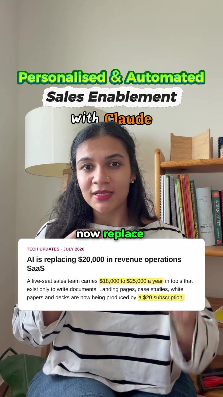 Automate Sales Enablement: Replace $20K Tools with $20 AI