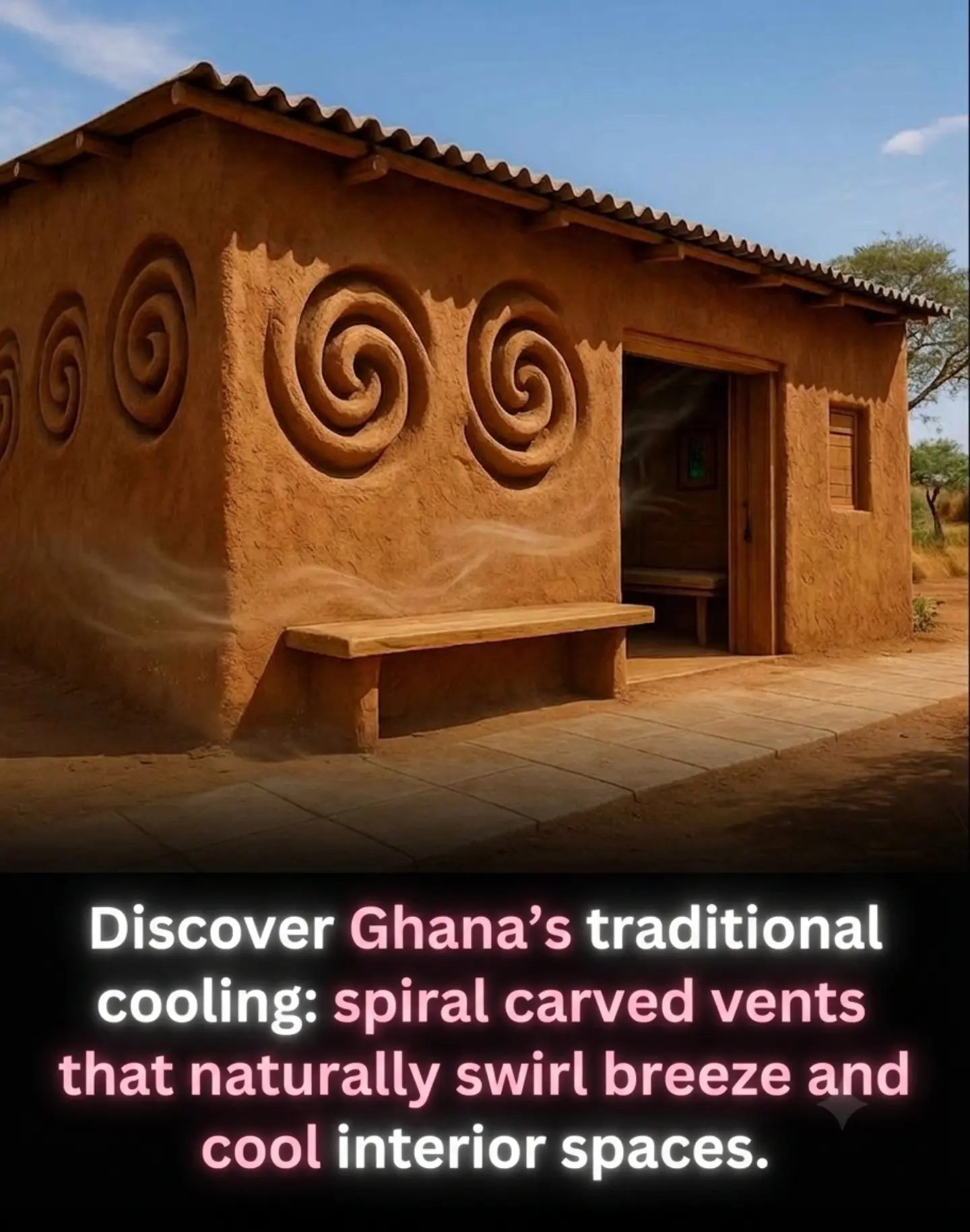 Ghanaian Architecture: Natural Cooling Through Ancient Design