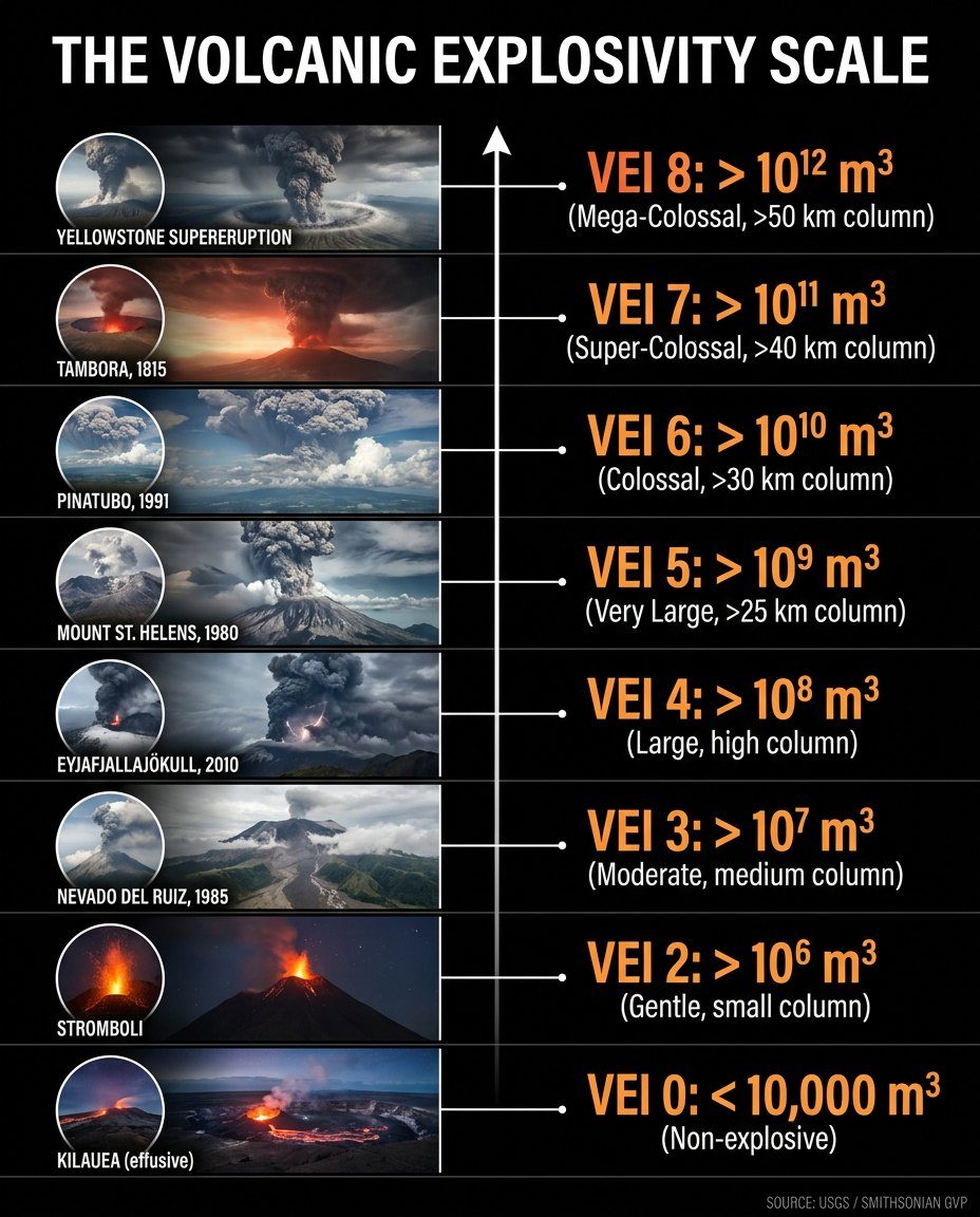 Volcanic Explosivity Index: VEI Levels Explained