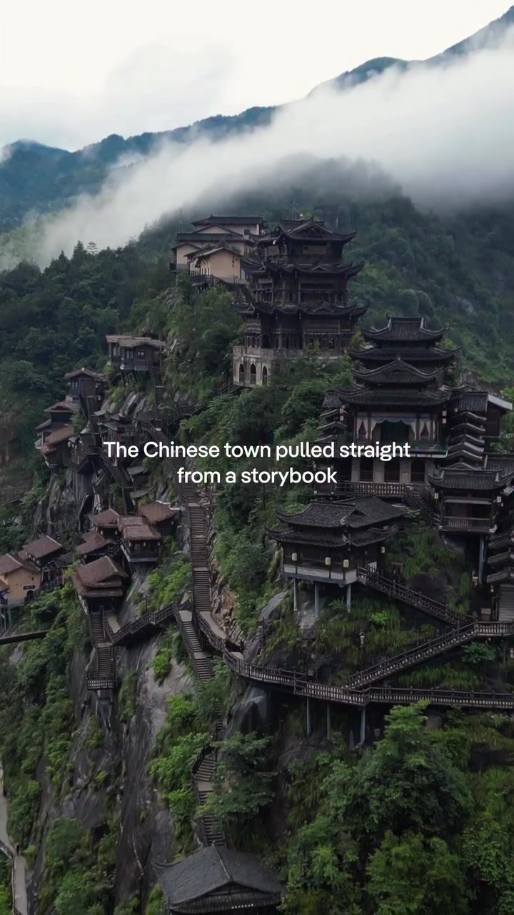 The fantasy of Wangxian Valley, China's Magical Cliffside Town