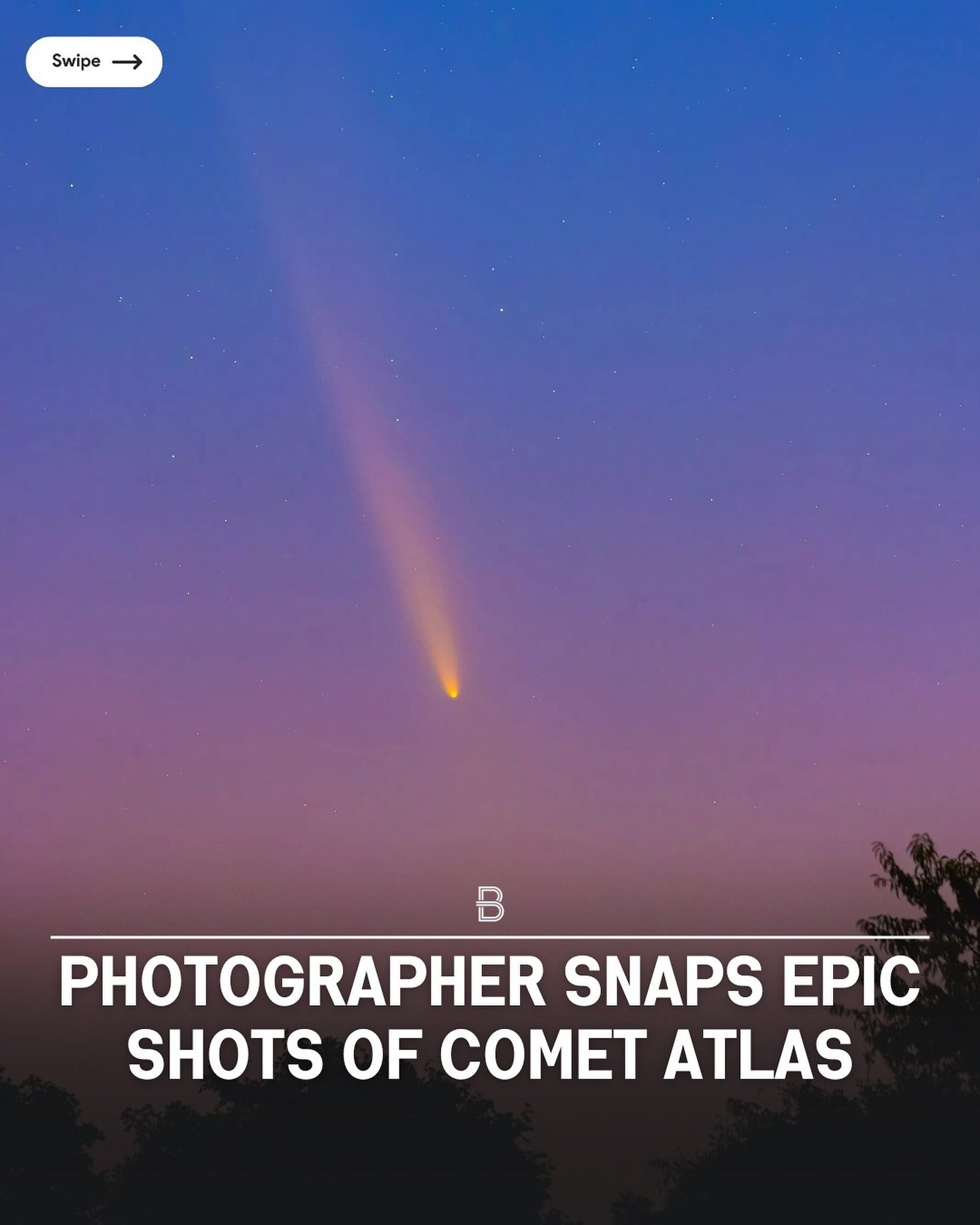 Rami Astro Captures Comet Atlas Over Tennessee