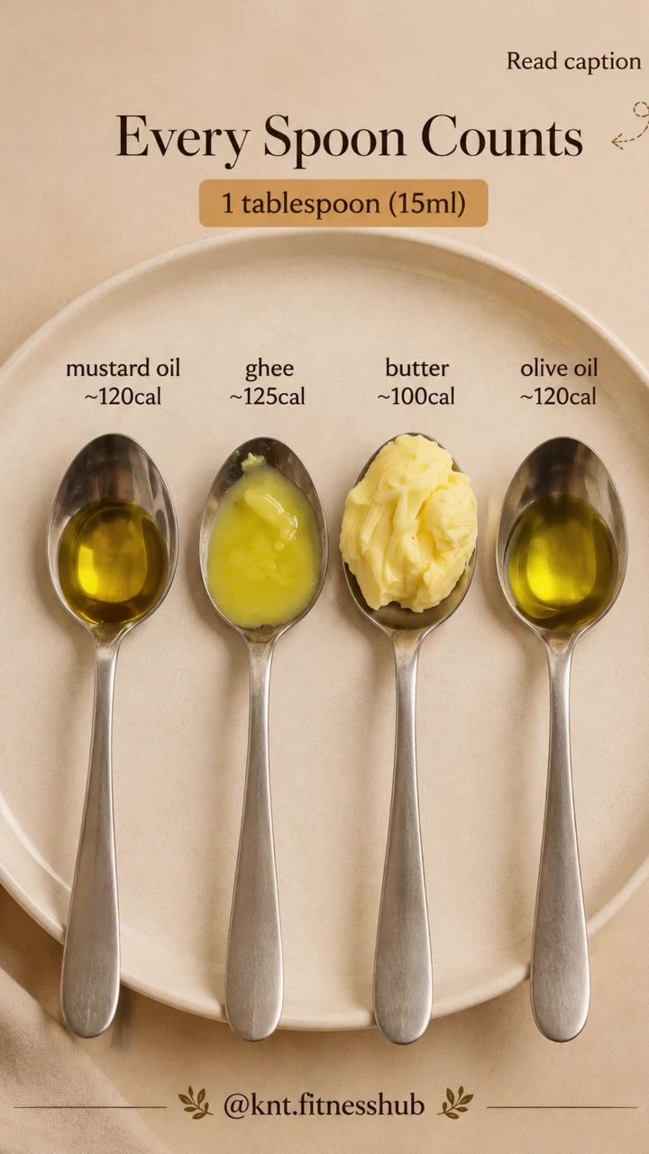 Calories in Common Cooking Oils: Olive, Ghee, Butter, and More
