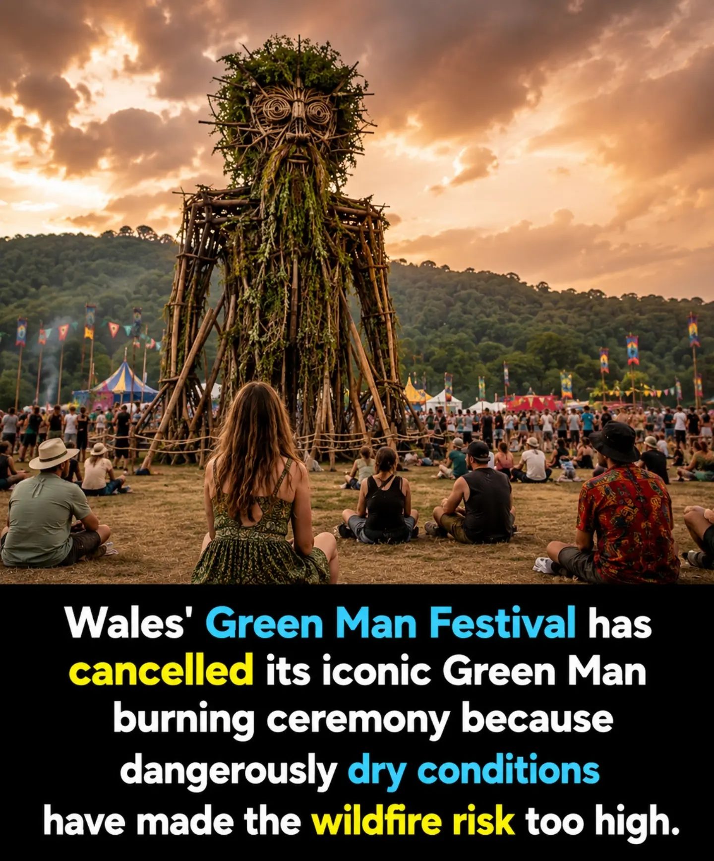 Green Man Festival: Iconic Ceremony Cancelled Due to Wildfire Risk