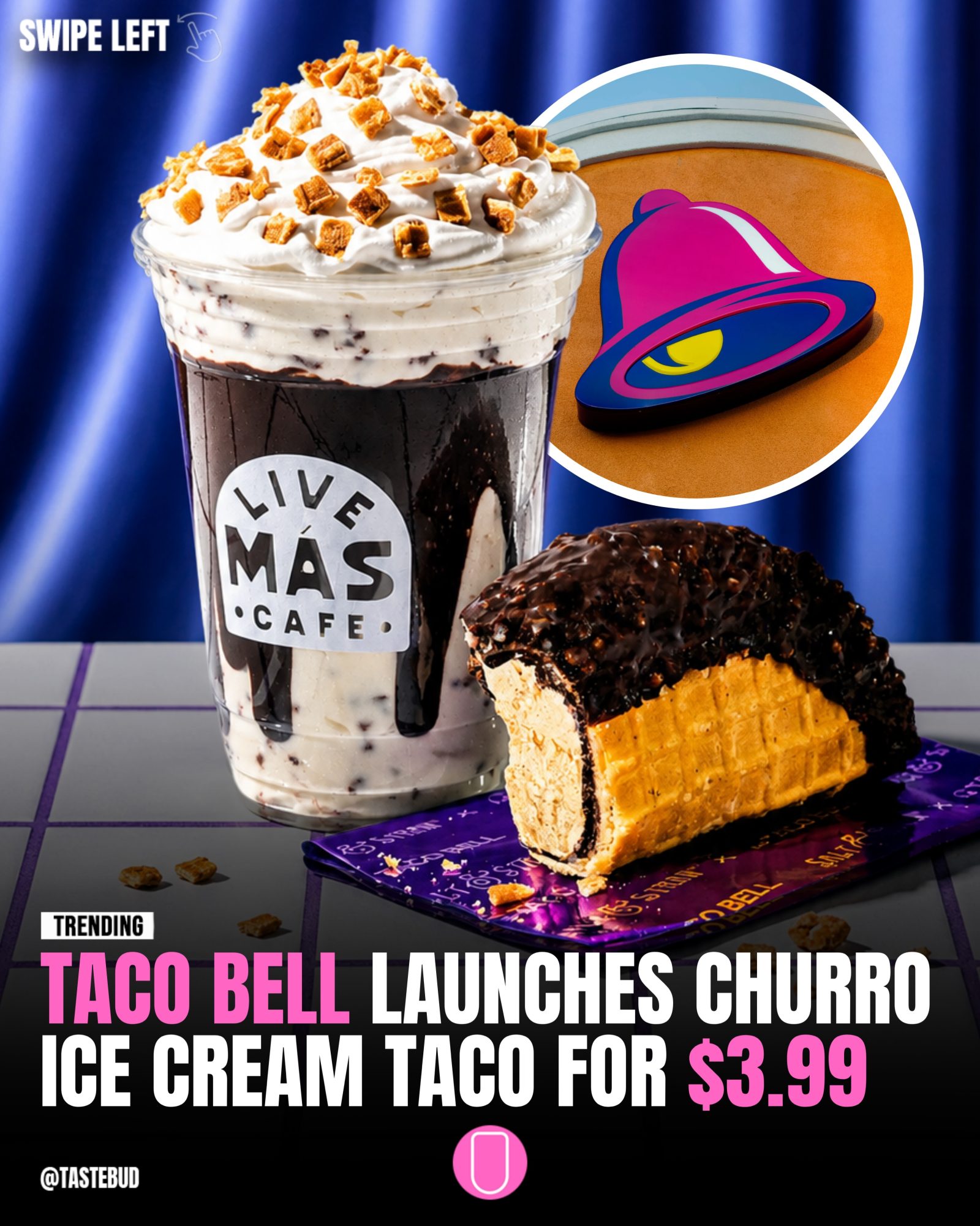 Taco Bell's New Churro Ice Cream Taco