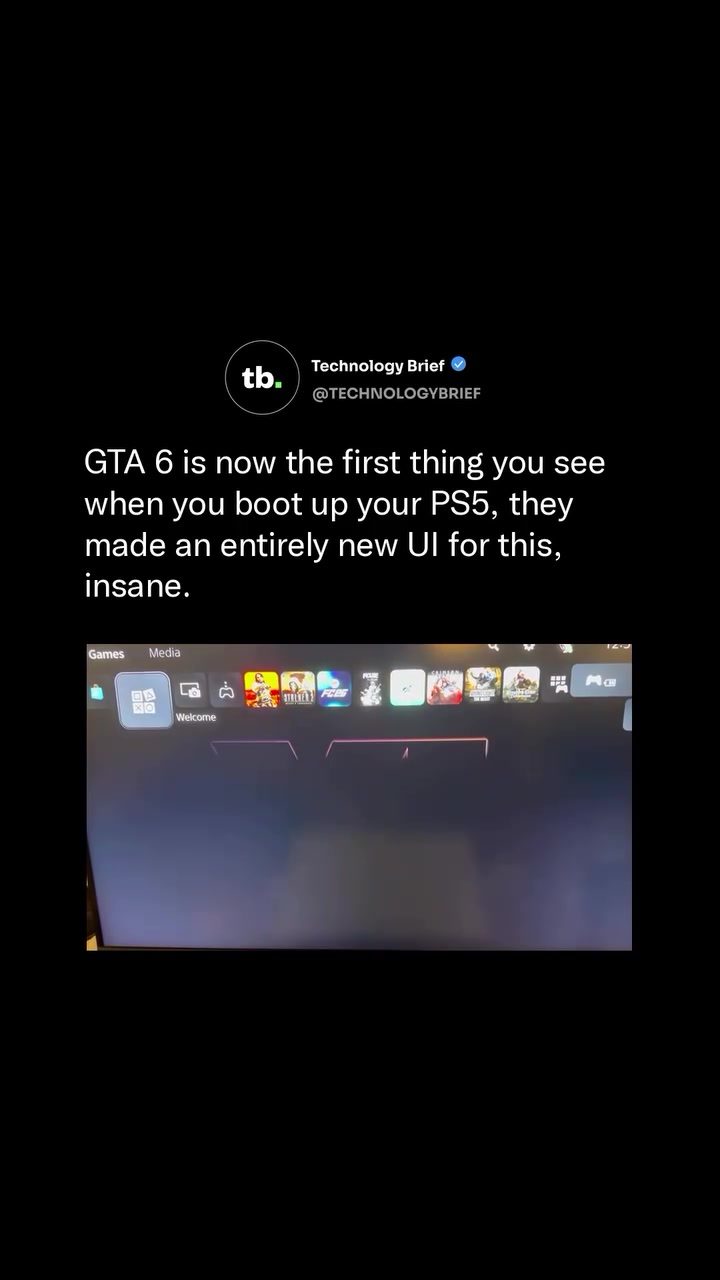 New PS5 Interface Showcases GTA 6 Pre-Orders