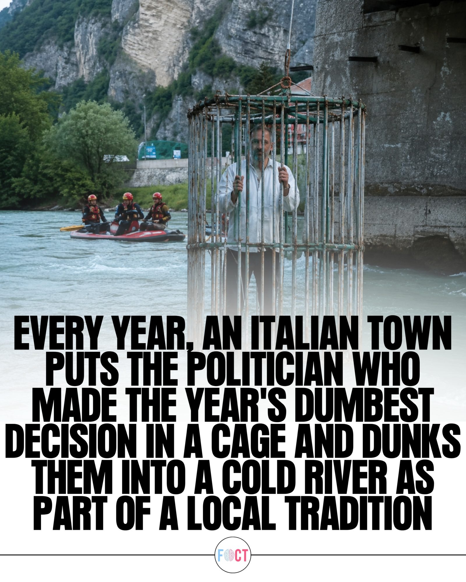 Dunking Politicians: Italy's Annual Tradition in Trento