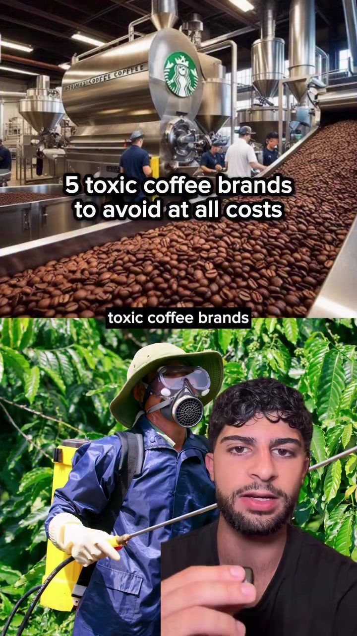 Avoiding 5 Toxic Coffee Brands: Starbucks, Nescafe, Folgers, Dunkin, and Casa