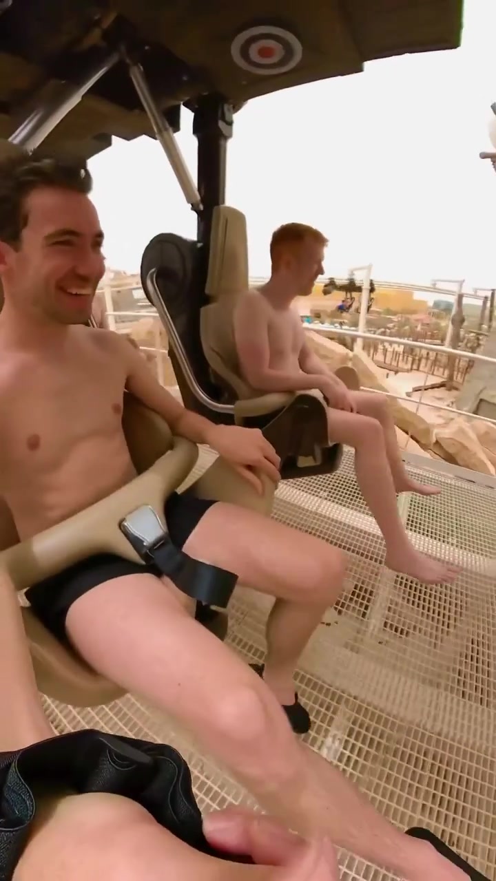 Water Slide Ride Experience at a Water Park