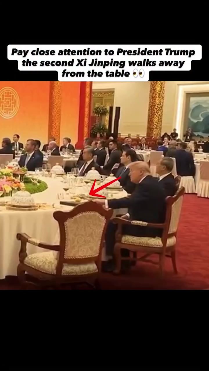 Trump and Xi Jinping's Telltale Moment at Diplomatic Dinner
