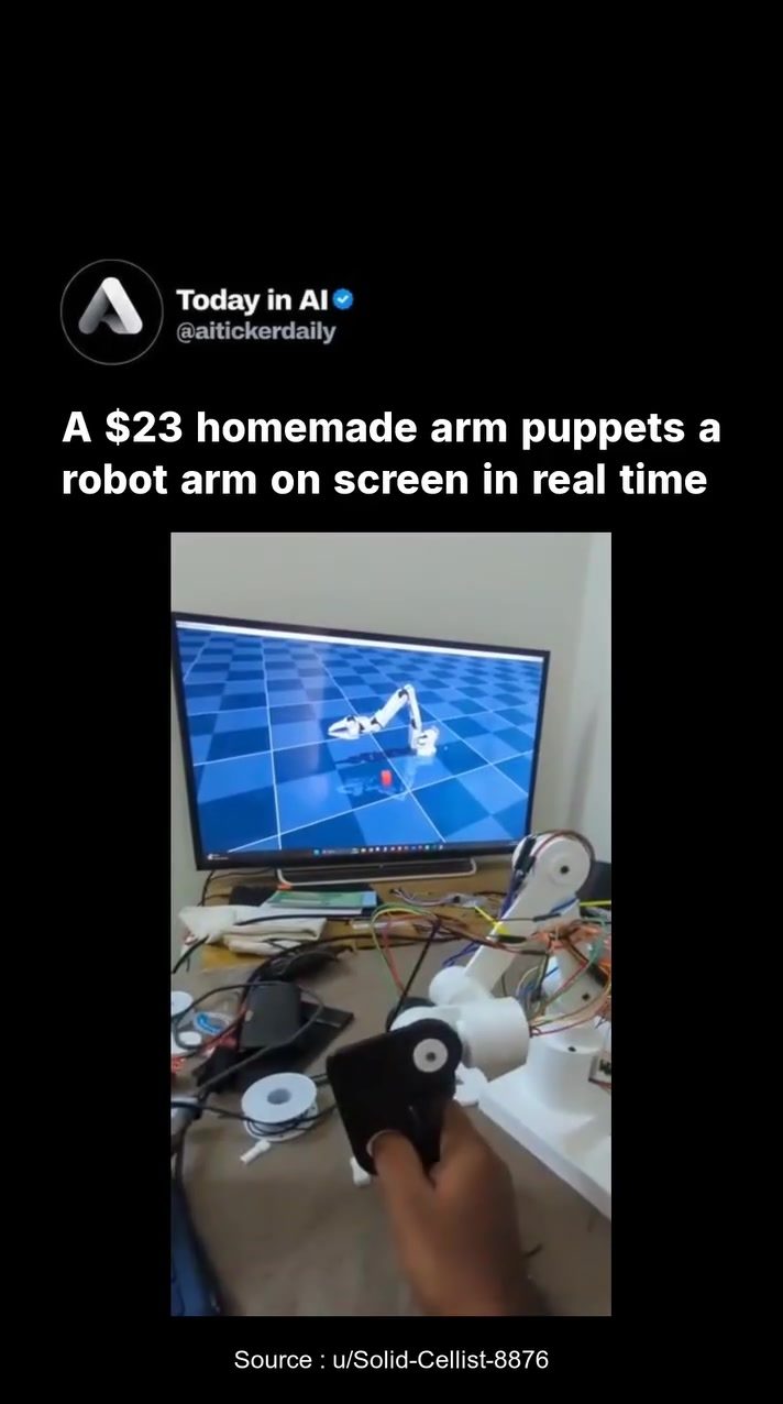 DIY Robot Arm: $23 Homemade Teleoperation Project