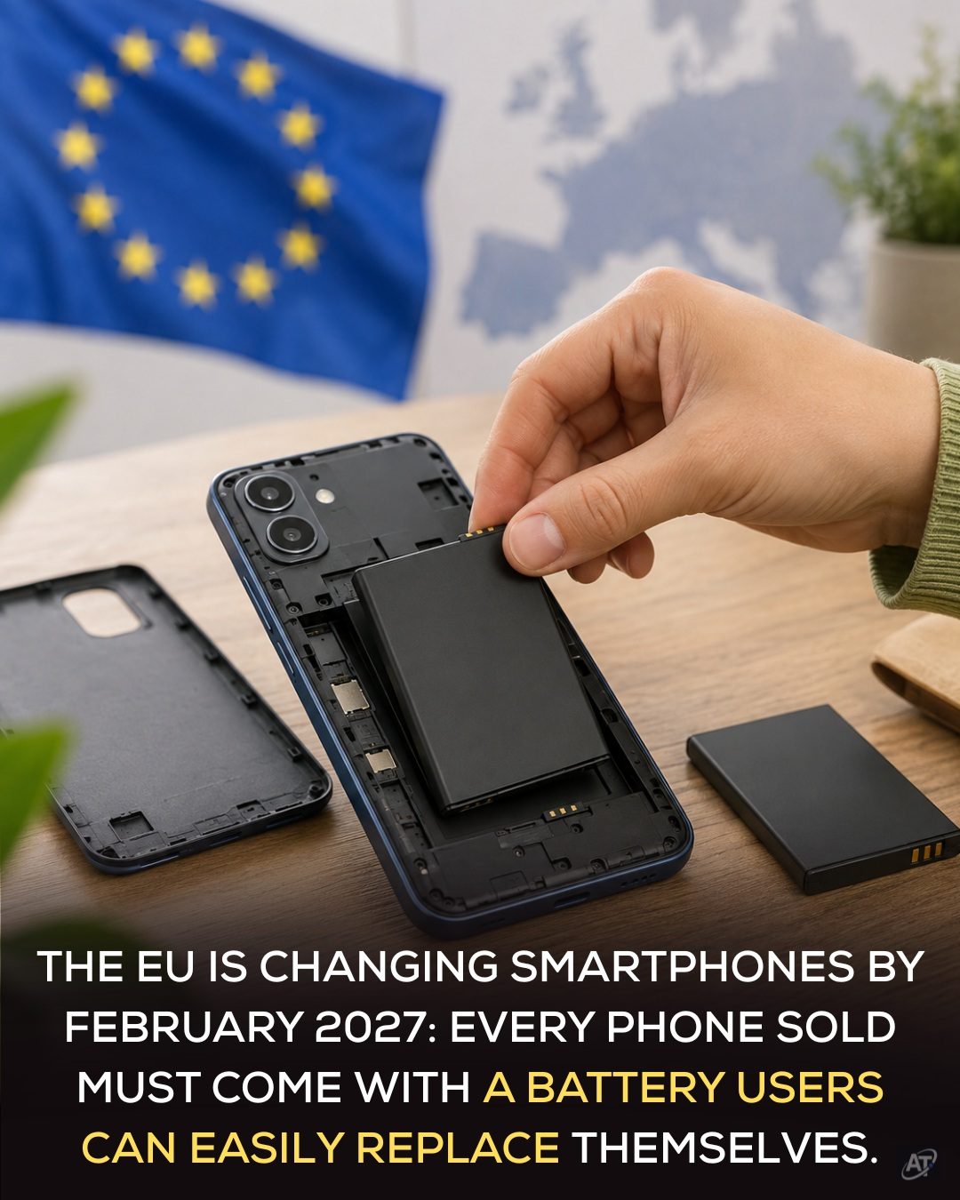 EU's 2027 Rule: All Smartphones Must Have User-Replaceable Batteries