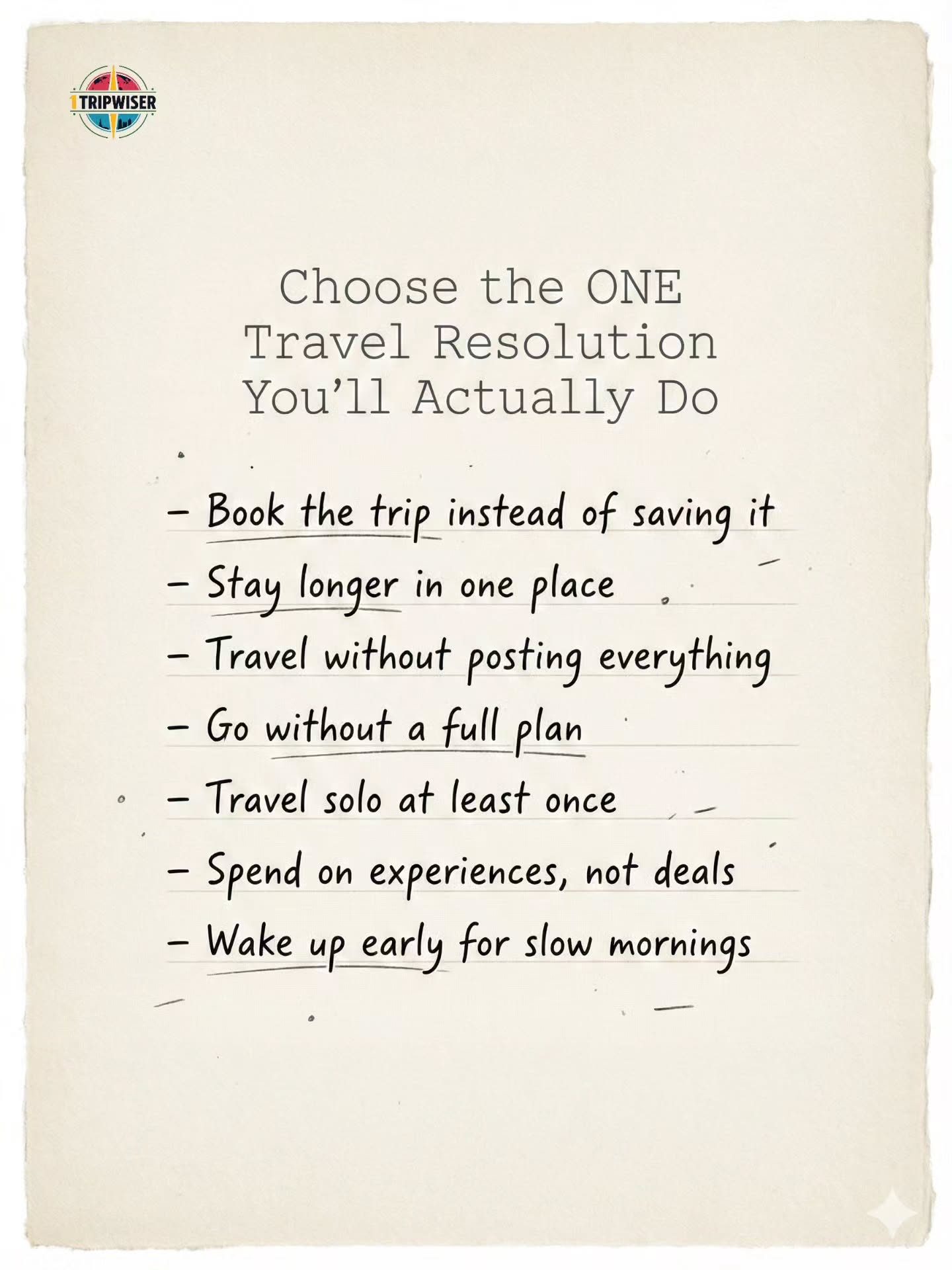 Top 9 Travel Resolutions to Transform Your Journey