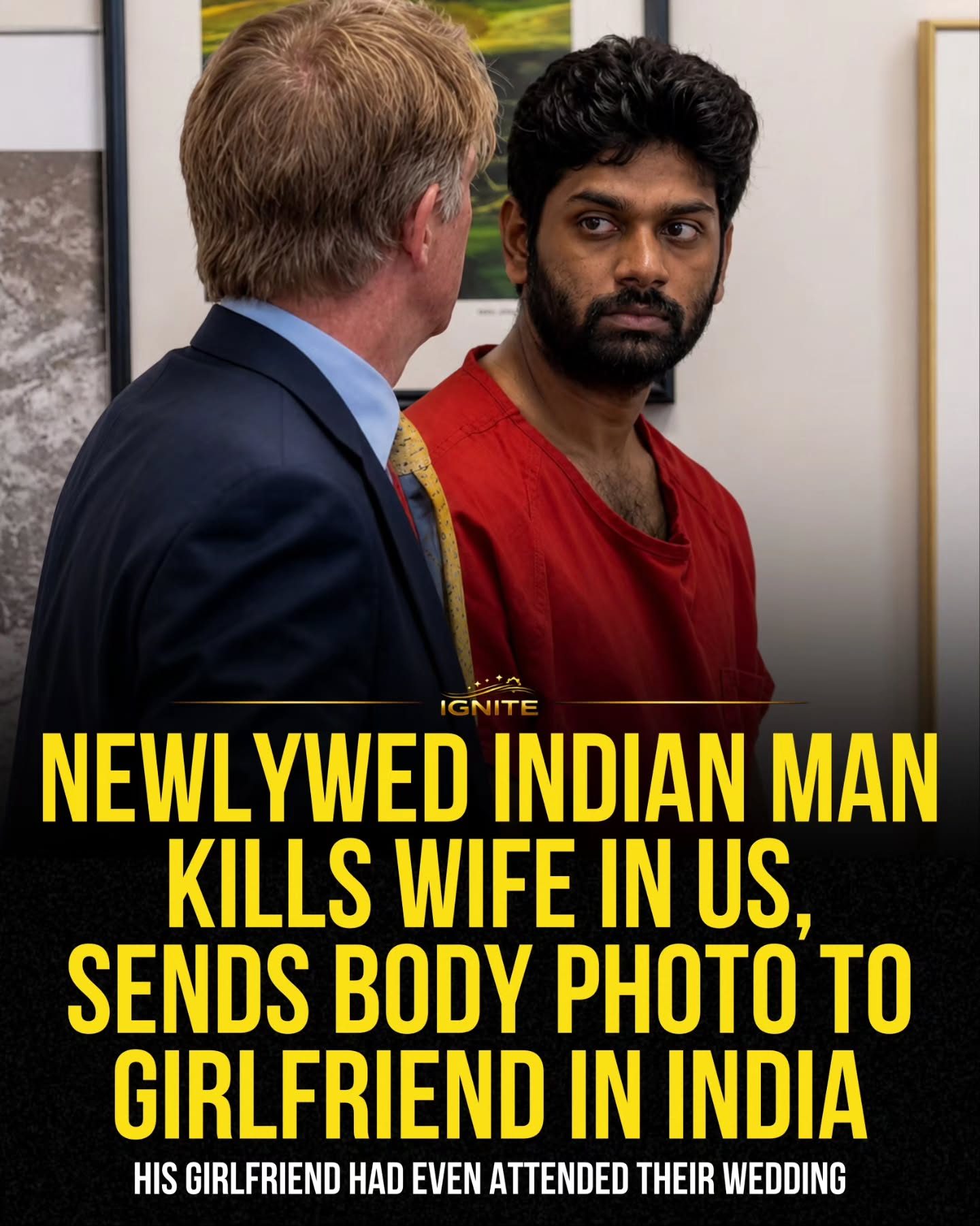 Horrific Crime: Newlywed Indian Man Accused of Killing US Wife, Sending Photo to India