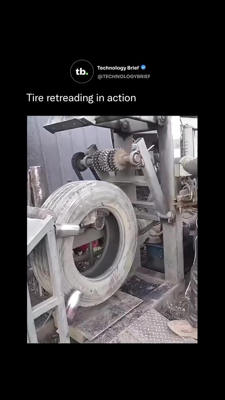 Automated Tire Retreading: Eco-Friendly Restoration Process