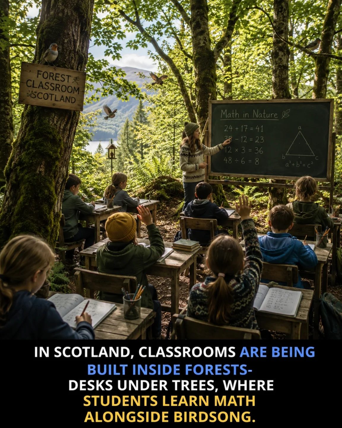 Learning Math in Scotland's Forest Classrooms