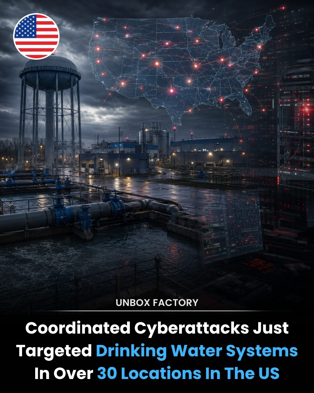 Cyberattacks Threaten US Drinking Water Infrastructure