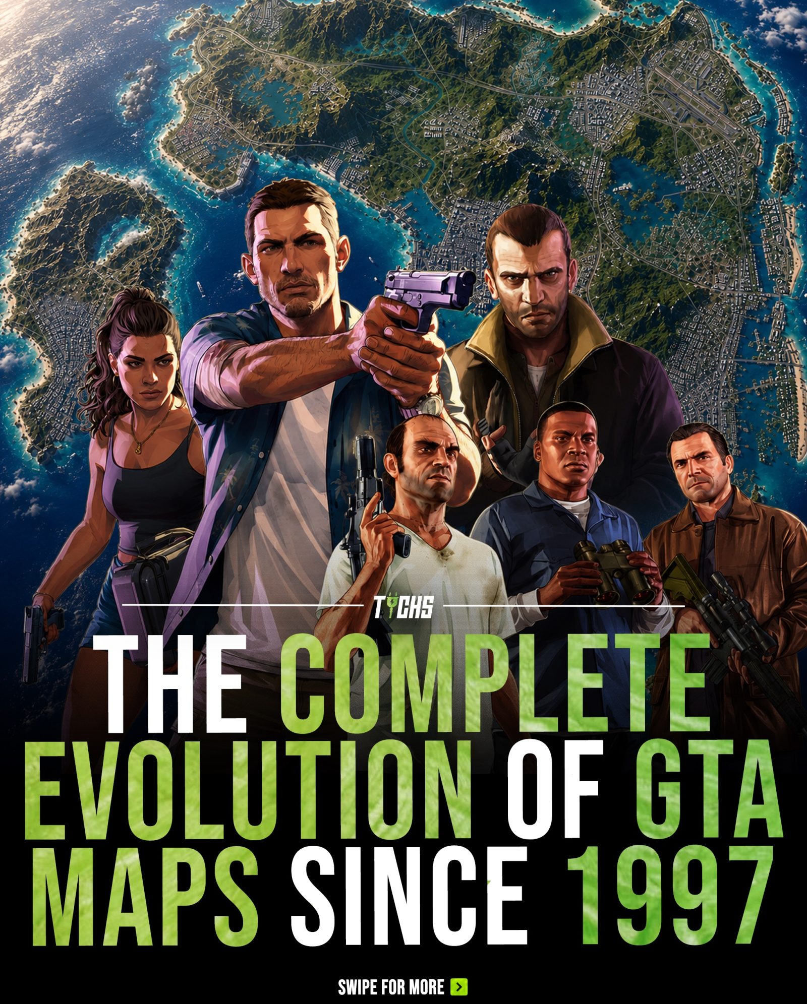 Evolution of GTA Maps Through The Years