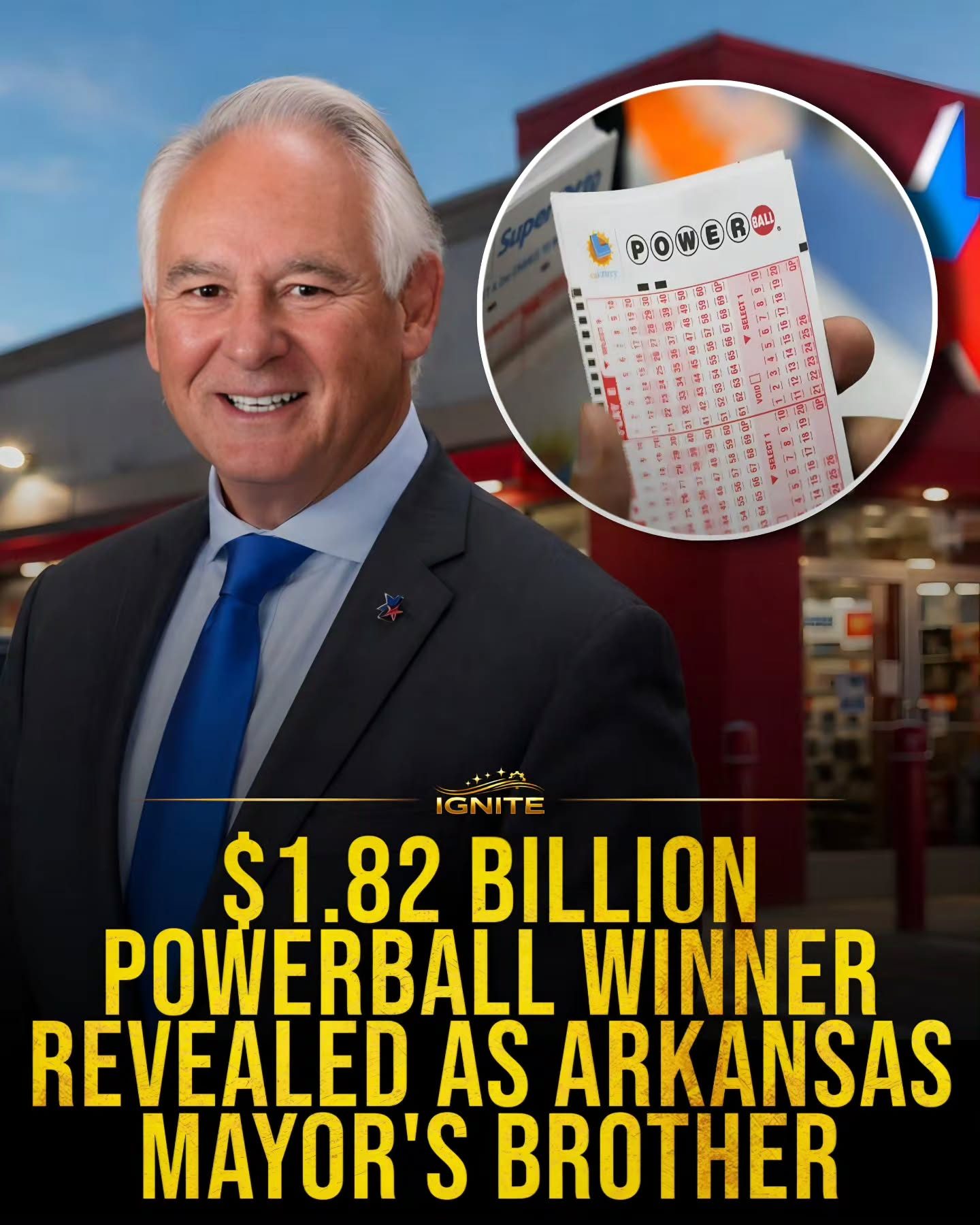 Meet the Arkansas Mayor's Brother: $1.82 Billion Powerball Winner