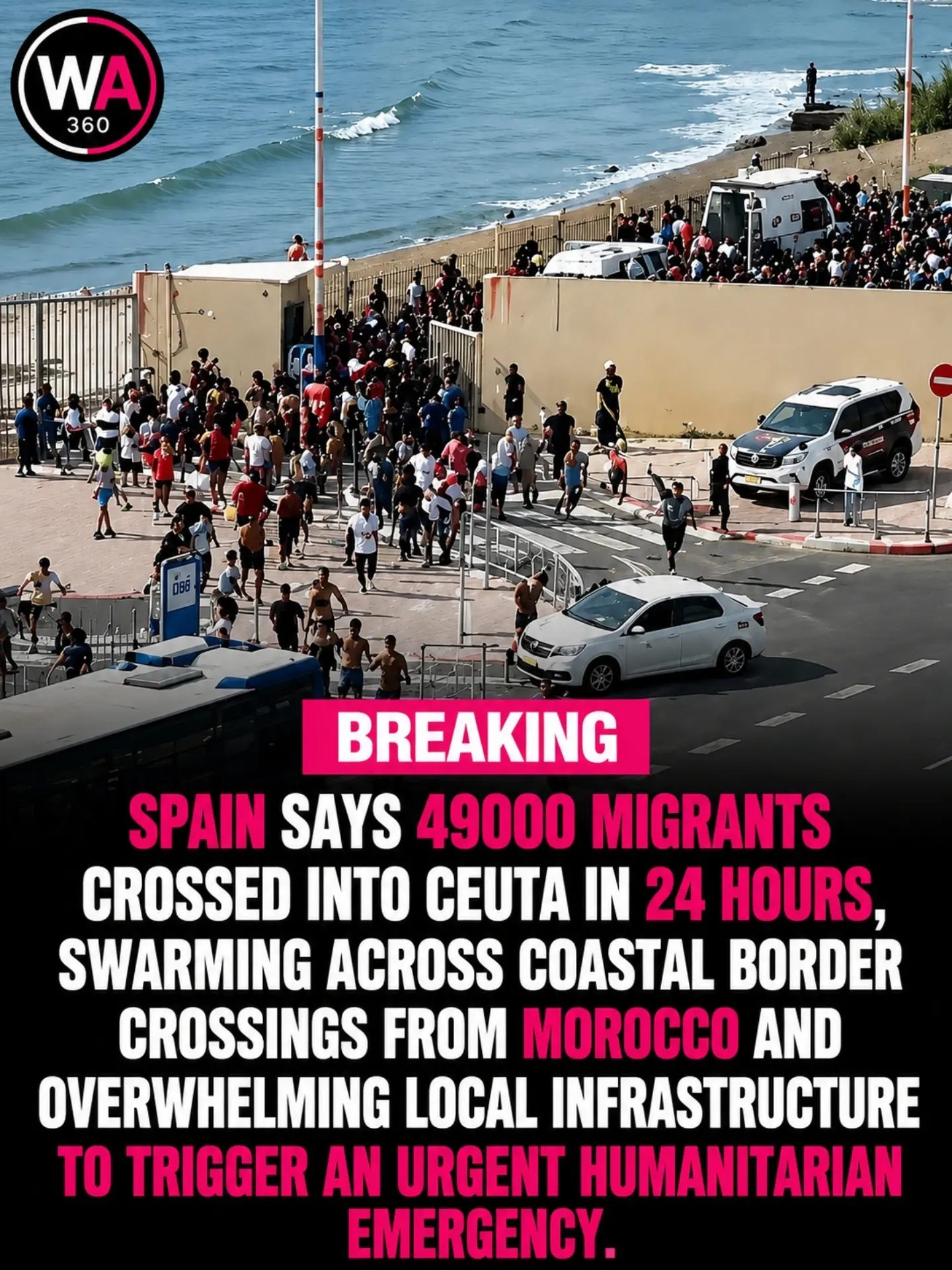 Ceuta Migrant Crisis: Over 49,000 Cross in 24 Hours