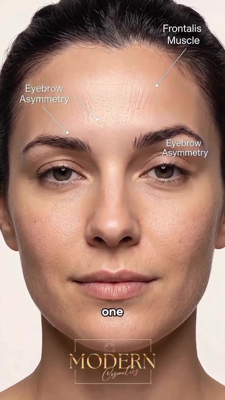 Facial Anatomy: Eyebrow Asymmetry Explained
