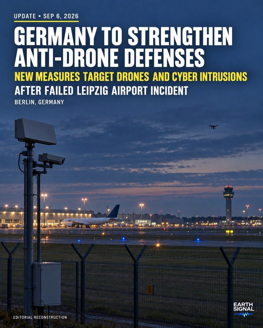 Germany's Anti-Drone Measures After Leipzig Airport Incident