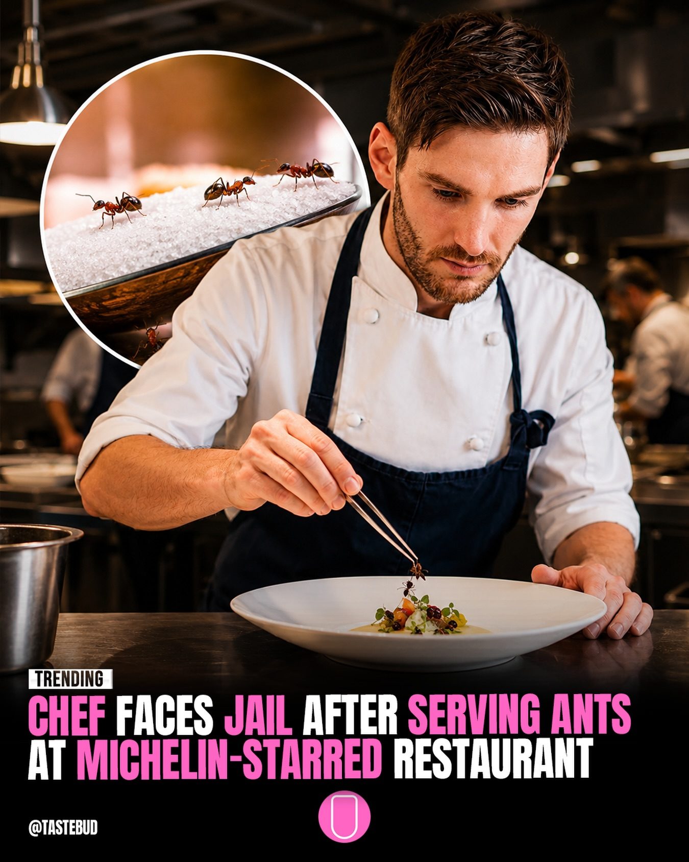 Ants on Desserts: Michelin-Starred Chef Faces Jail