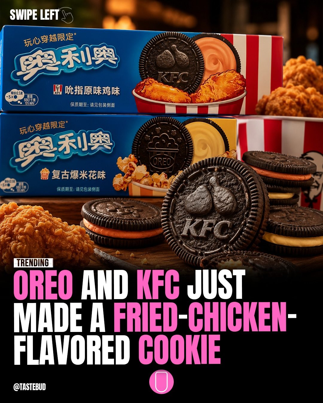 KFC & Oreo Launch Fried Chicken-Flavored Cookies in China