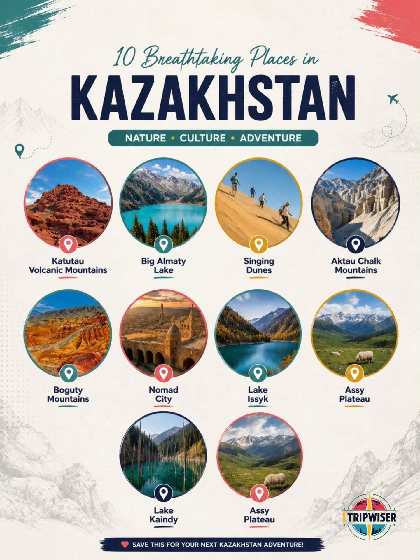 Explore 10 Stunning Locations in Kazakhstan for Adventure Seekers
