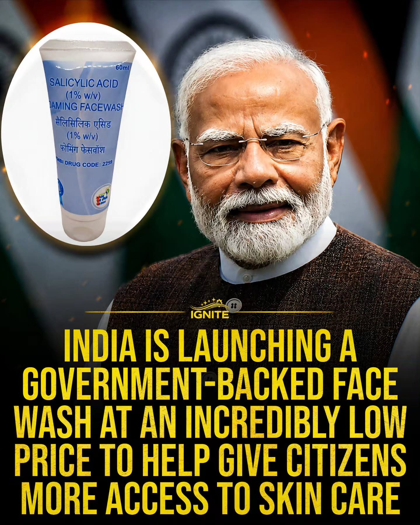 Damning Face Wash: Government Initiative for Affordable Skincare