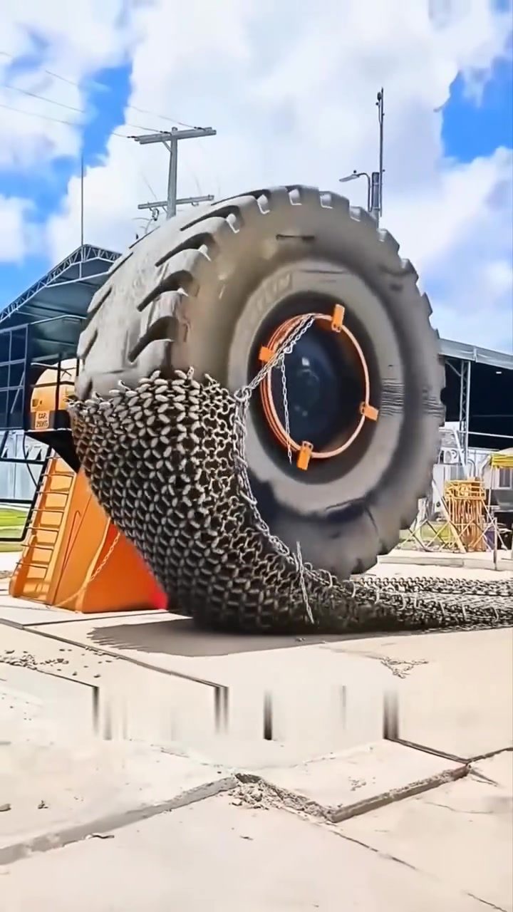 Mining Trucks: Why Steel Chains Protect Massive Tires