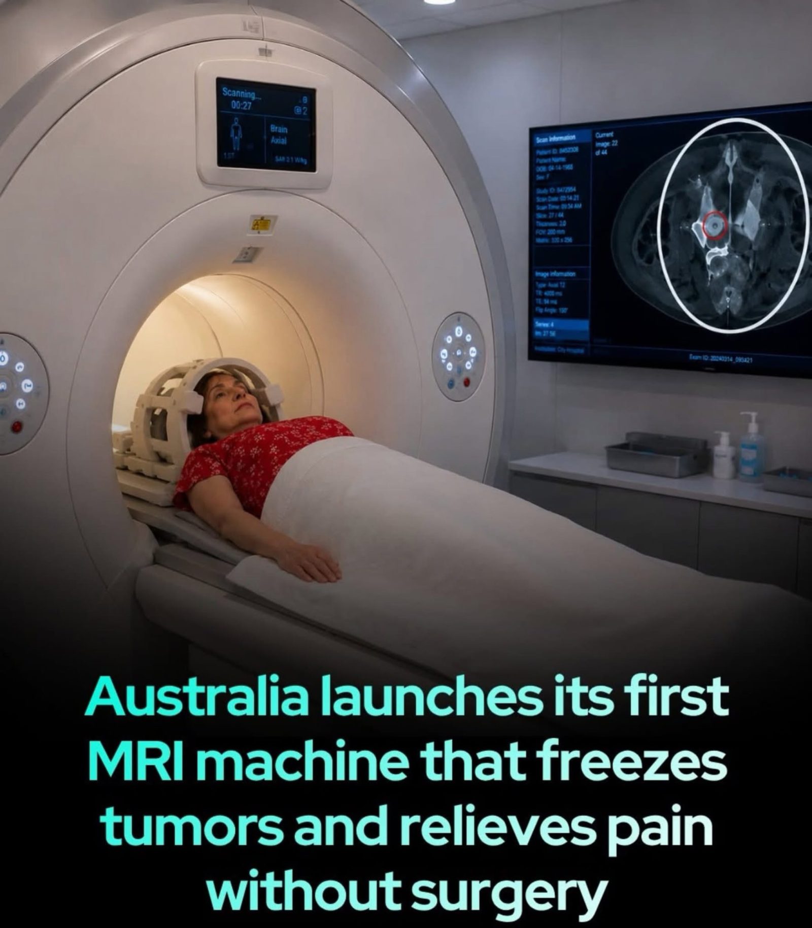 Tumors Frozen and Pain Relieved: MRI Guided Cryoablation