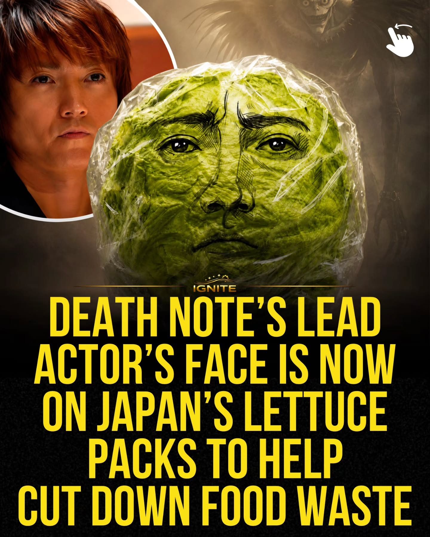 Japan's Lettuce Packed with Star Power to Cut Food Waste