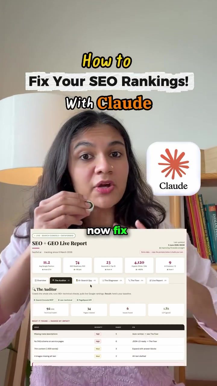 Streamline SEO with AI: 4 Claude Tools for Top Rankings