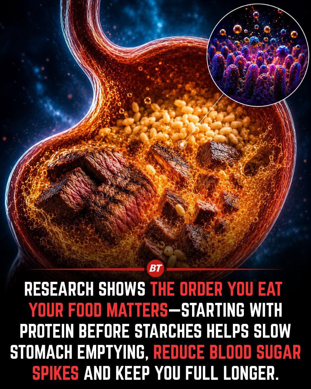 Eating Protein First: Boost Digestion, Control Blood Sugar