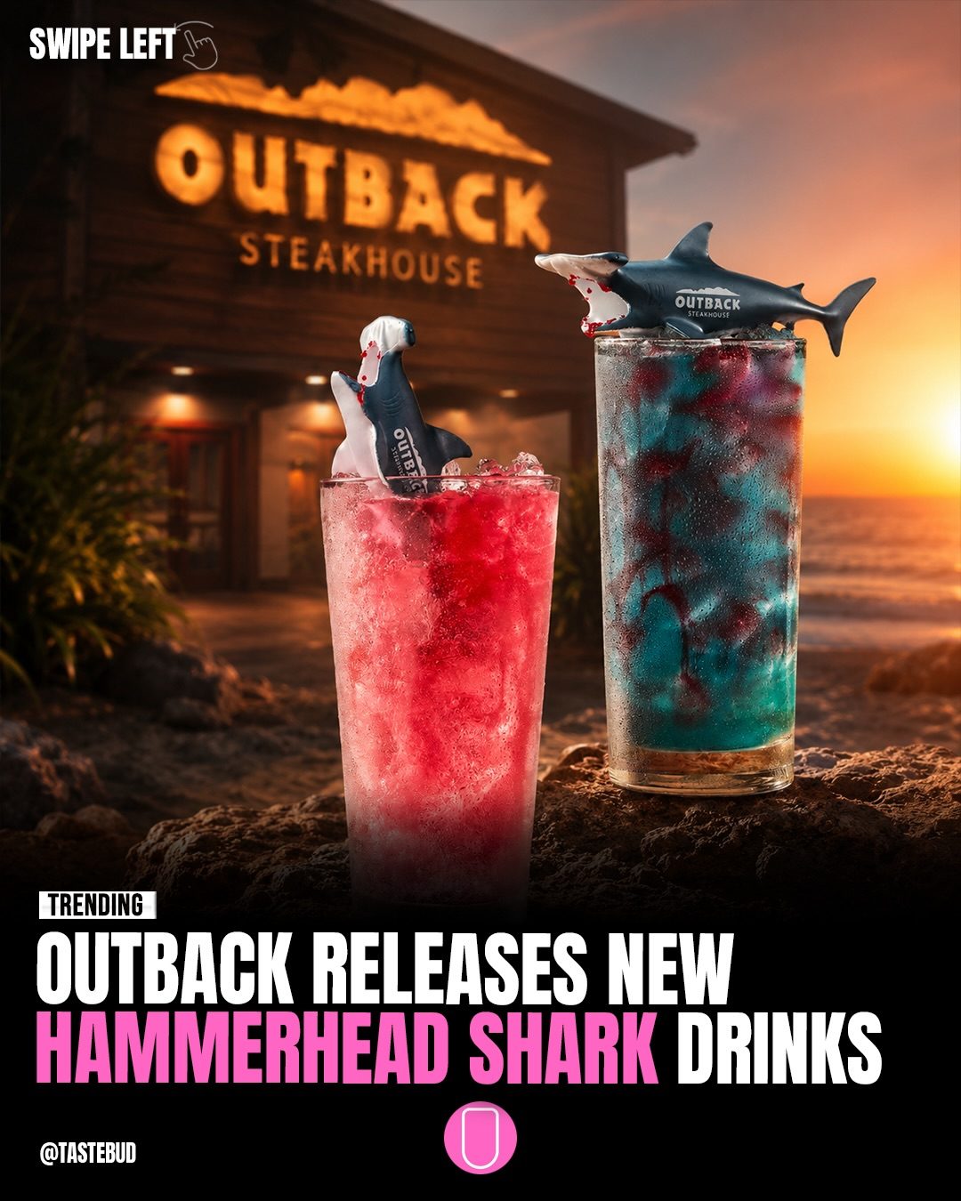 Outback Steakhouse's New Shark-Themed Drinks: Summer Fun