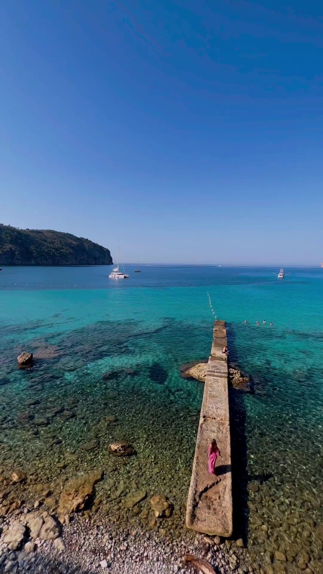 Aerial Views: Exploring Turquoise Waters and Rocky Shorelines