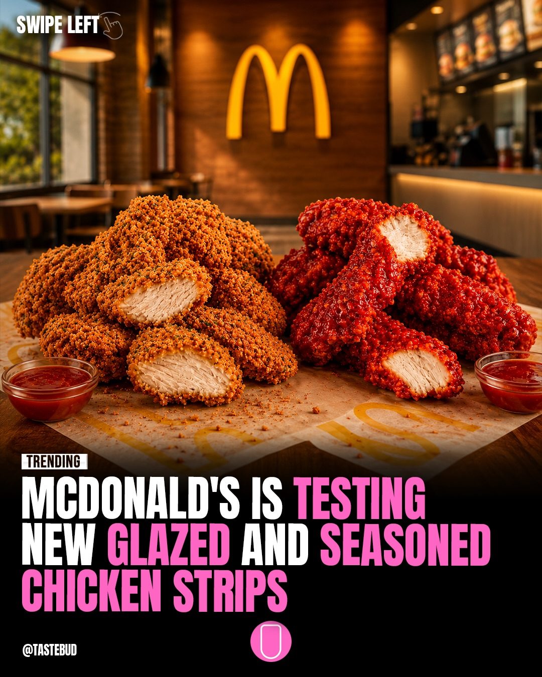 McDonald's New McCrispy Chicken Strips with Flavor