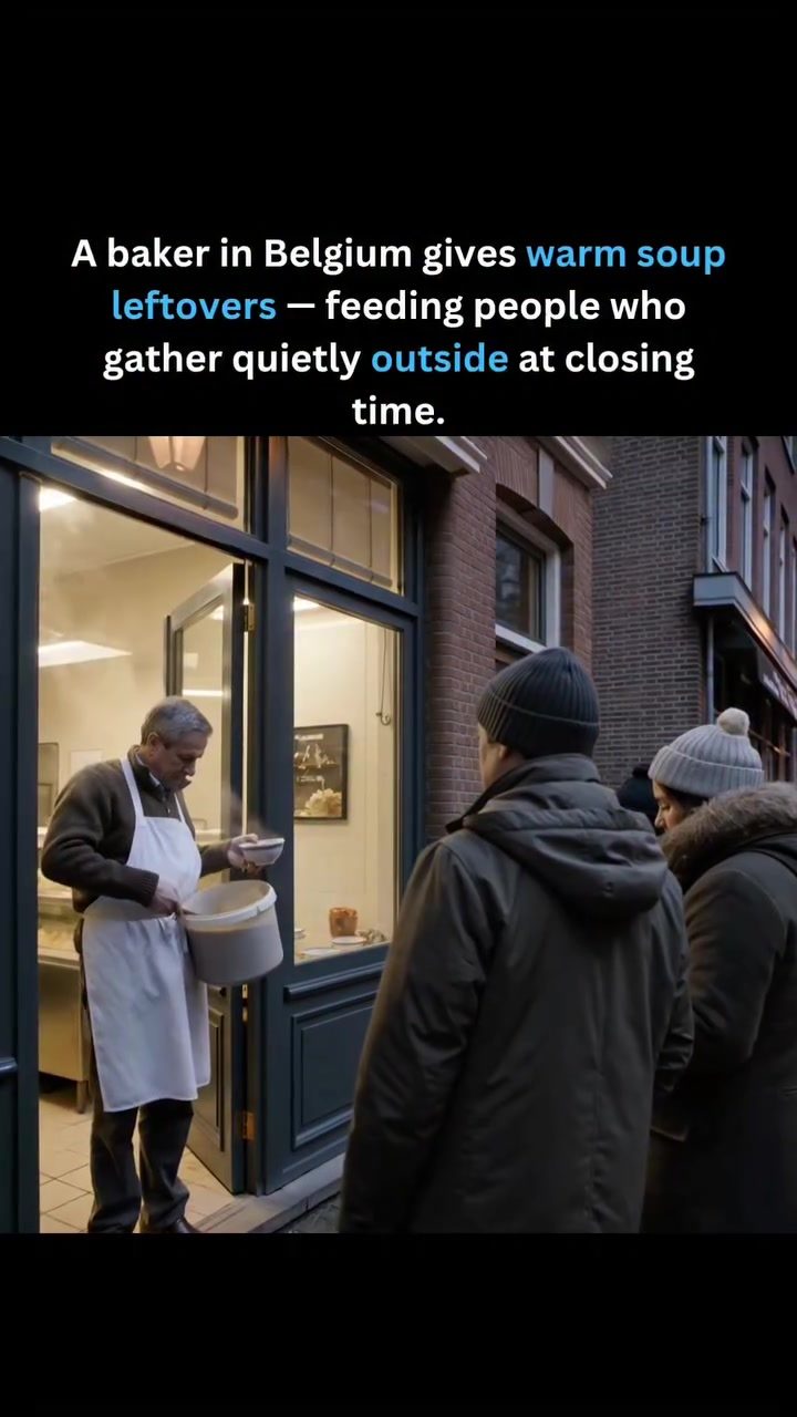 Baker in Belgium Feeds Hungry with Leftover Soup