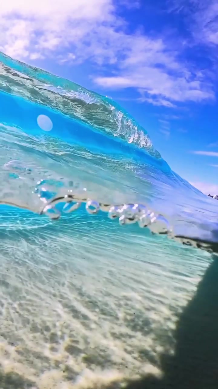 Underwater Ocean Wave Dynamics
